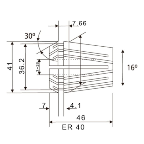 Pinça ER-40 19,0mm DIN 6499 00095 BTFIXO-f821dcf8-01c1-47f8-b3ce-83664a38e3f9