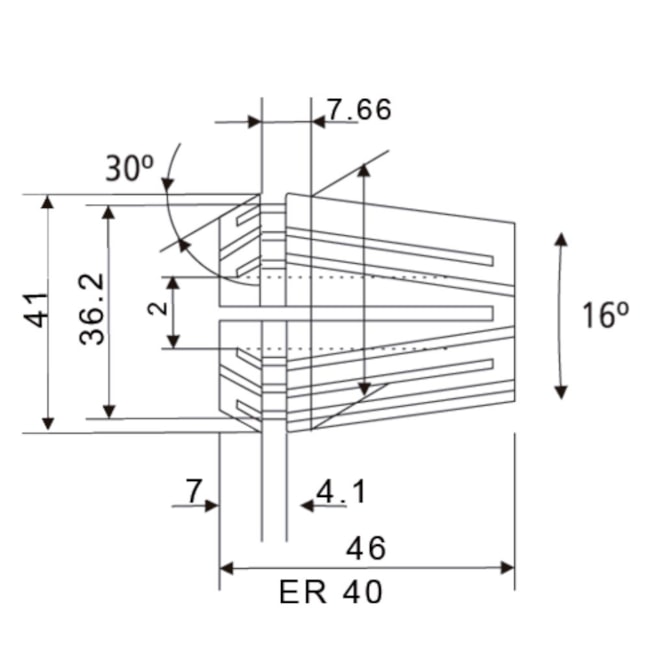 Pinça ER-40 24,0mm DIN 6499 00100 BTFIXO-e495e790-9ef4-4652-8055-a3becaa8f0b0