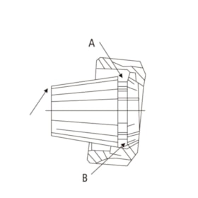 Pinça ER-40 5,0mm DIN 6499 00081 BTFIXO