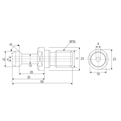 Pino de Fixação BT40x45° com Refrigeração Interna MAS 403-BT (DIN 6499) BTFIXO-1d8b94ab-1e93-4d7c-8c52-51a908b40f2d