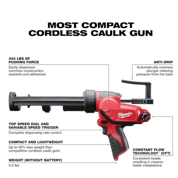 Pistola Aplicadora de Silicone 12V sem Bateria e sem Carregador 2441-20 MILWAUKEE-e213fa2c-85a7-4503-a9bd-7d6f332d9675