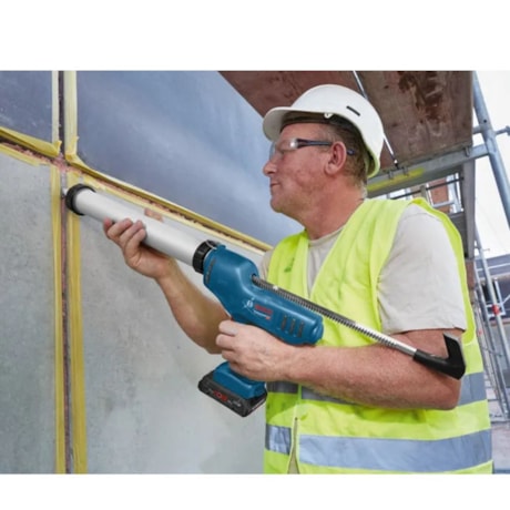 Pistola Aplicadora de Silicone 18V sem Bateria e sem Carregador GCG 18V-600 BARE BOSCH