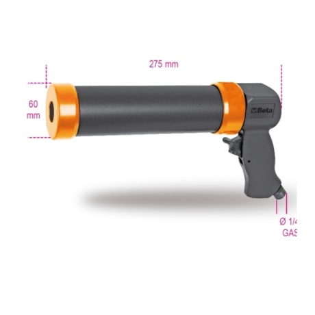 Pistola de Calefação Pneumática para Colagem 350ml 1947 BETA