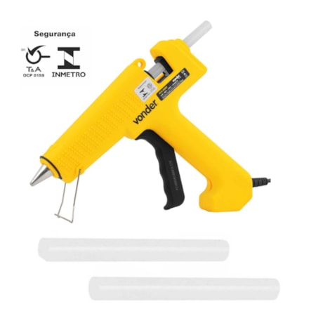 Pistola de Cola Quente 18 Watts Bivolt PCV 0080 3099100080 VONDER PLUS-1081c98f-9def-4a1b-b4f5-54f8ccc83d33