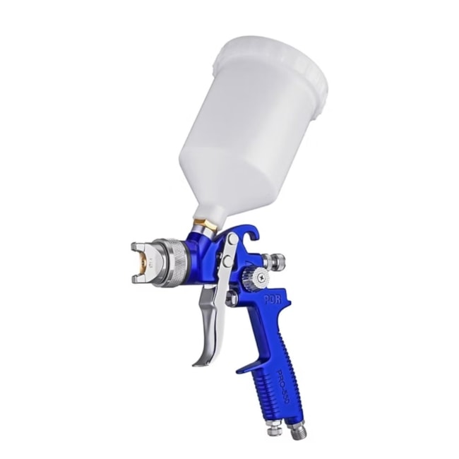 Pistola De Pintura Alta Produção HVLP Gravidade 1.3mm Com Caneca 600ml Plástico PRO-550 1.3 PDR-df76d9e2-1705-480d-9e5c-8df51847bfc0