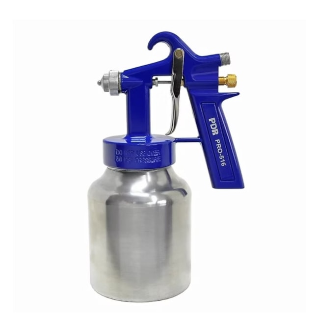 Pistola De Pintura Ar Direto Sucção 1.2mm Com Caneca 1 Litro Alumínio PRO-516 1.2 PDR-c626e8fc-e495-447b-b4d4-ea2c9d27dd13
