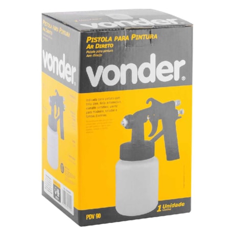 Pistola de Pintura com Caneca Plástica PDV 90 6220090000 VONDER-930cc782-e983-469a-9ff4-23bde9379f4d