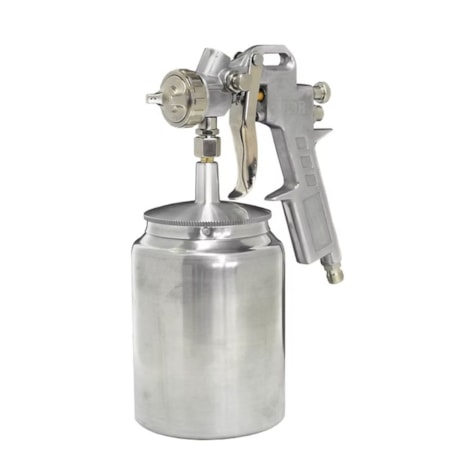 Pistola De Pintura Média Sucção 1,5mm com Caneca Alumínio PRO-505 PDR-97a49629-ec5f-4347-90c4-a3b7718fa77d