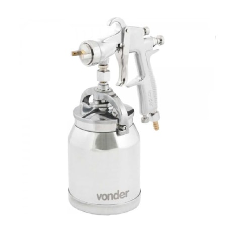 Pistola de Pintura Tipo Sucção com Caneca de Alumínio PSV200 6220200200 VONDER-9e9a2dc5-9db1-422d-a729-54f3c3cc8d45