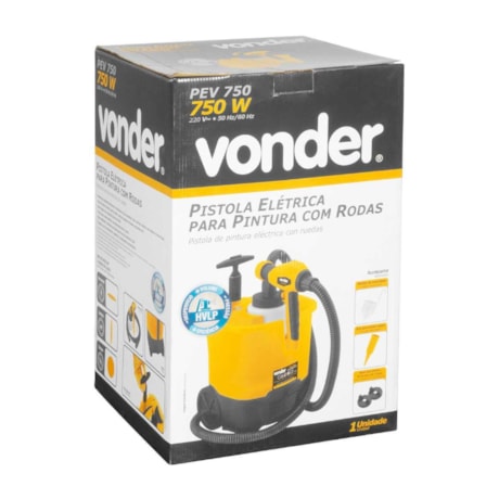 Pistola Elétrica para Pintura C/Roda PEV 750 6220750127 VONDER-472d6c75-483f-4563-abb9-8b1435094621