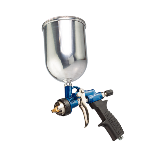 Pistola p/ Pintura Tipo Gravidade 2.5mm Caneca de Alumínio MODELO 12X ARPREX-3a5ad3c3-408c-41ee-be9b-fc9e458377be