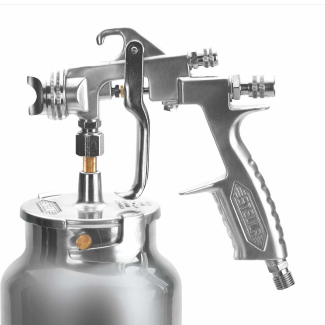 Pistola p/ Pintura Tipo Sucção Baixa Produção 1.2mm c/ Caneca 820ml MS 25-01 STEULA-b08ca6cd-7067-4da9-9651-657ce9fbdf2d
