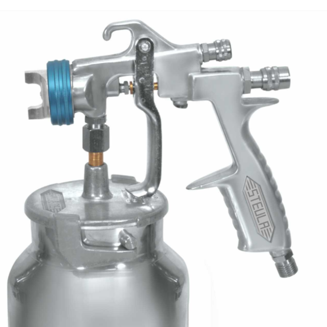 Pistola p/ Pintura Tipo Sucção Média Produção 1.8mm c/ Caneca 1000ml MS 35-01 STEULA-a814b113-0de5-4d2e-8eac-b4bdec01f9f6
