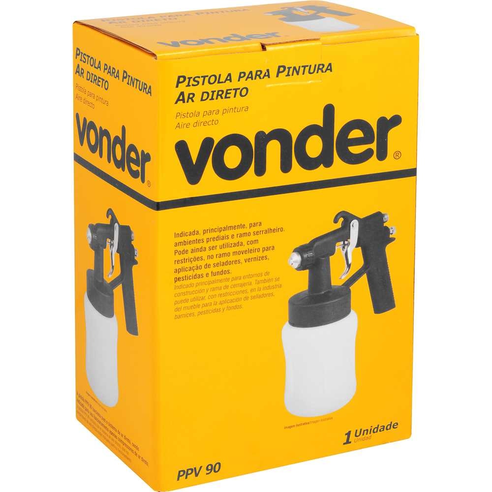 Pistola para Pintura 1.1mm com Caneca Plástica PPV 90 6220900000