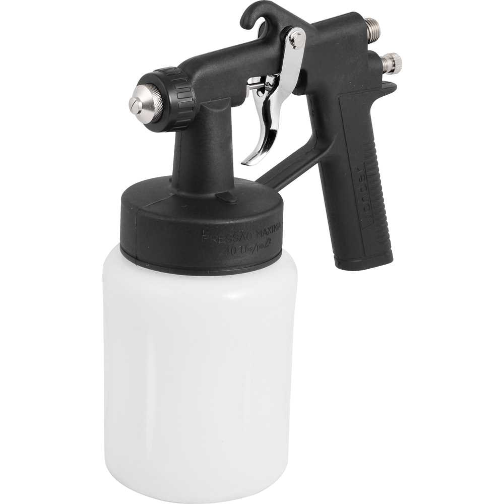 Pistola para Pintura 1.1mm com Caneca Plástica PPV 90 6220900000