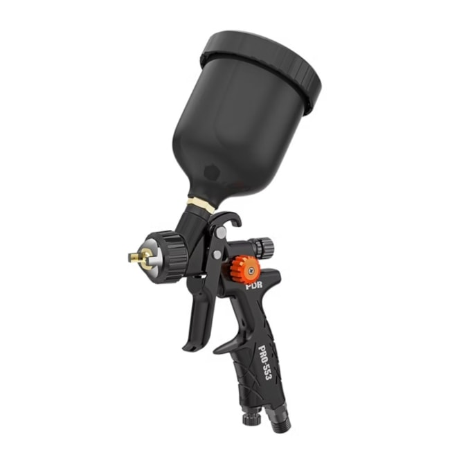 Pistola Pintura Alta Produção LVLP Gravidade 1.2mm Com Caneca 250ml Plástico PRO-553P PDR-959b2871-4c15-46a8-b54f-7833ff713a88