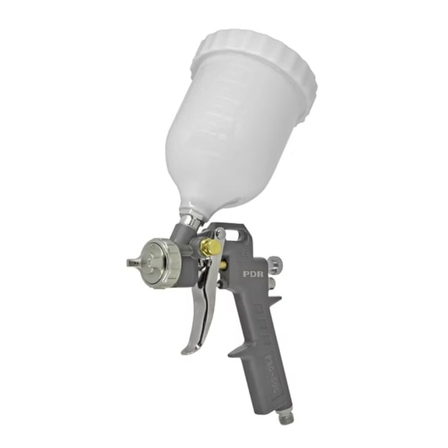 Pistola Pintura Alta Produção LVLP Gravidade 2.0mm Caneca 500ml Plástico Sem Regulagem PRO-500 2.0 PDR-90c444cc-76a7-47b4-bb20-0b001c086d2f