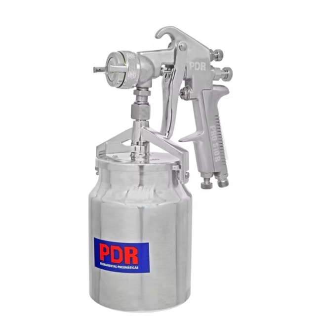 Pistola Pintura Alta Produção Sucção 1.6mm Com Caneca 1 Litro Alumínio PRO-510R 1.6 PDR-7069fe69-9d60-4db3-a2c7-b700b58bb330