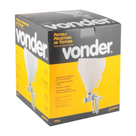 Pistola Projetora de Textura 5 Litros PTV83 6220083000 VONDER-49537a2a-2803-4bc3-8919-17ed79f42732