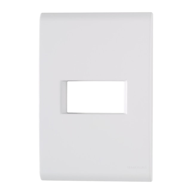 Placa com Suporte Branco 4x2 1 Módulo 57106/204 TRAMONTINA ELETRIK-f2dec820-b85c-4b05-b78f-84be1f6d4a36