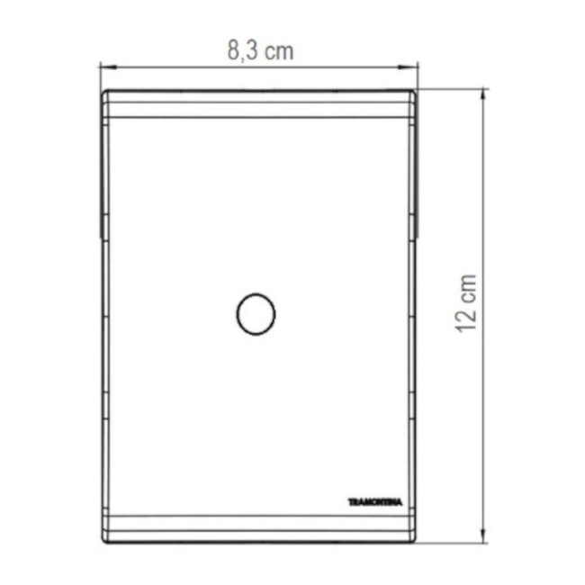 Placa com Suporte Branco 4x2 Furo 9,5mm 57106/002 TRAMONTINA ELETRIK-f867ba1e-fc69-45d1-ac90-86400022393e
