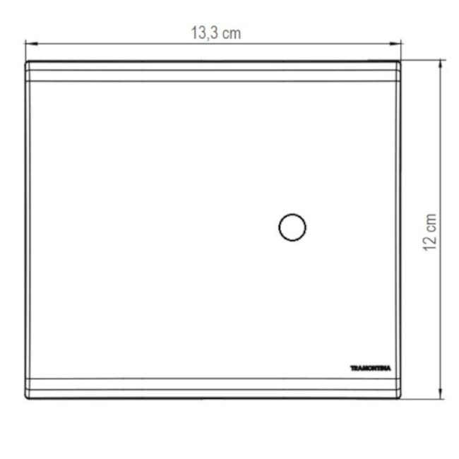 Placa com Suporte Branco 4x4 Furo 9,5mm 57106/022 TRAMONTINA ELETRIK-c9efecc1-3de3-4dfa-9469-5953b96e3e82