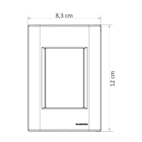 Placa com Suporte Fendi 4x2 3 Módulos Unidos 57200/053 TRAMONTINA ELETRIK-0ec9528e-831f-4d34-8926-fd09000b4668