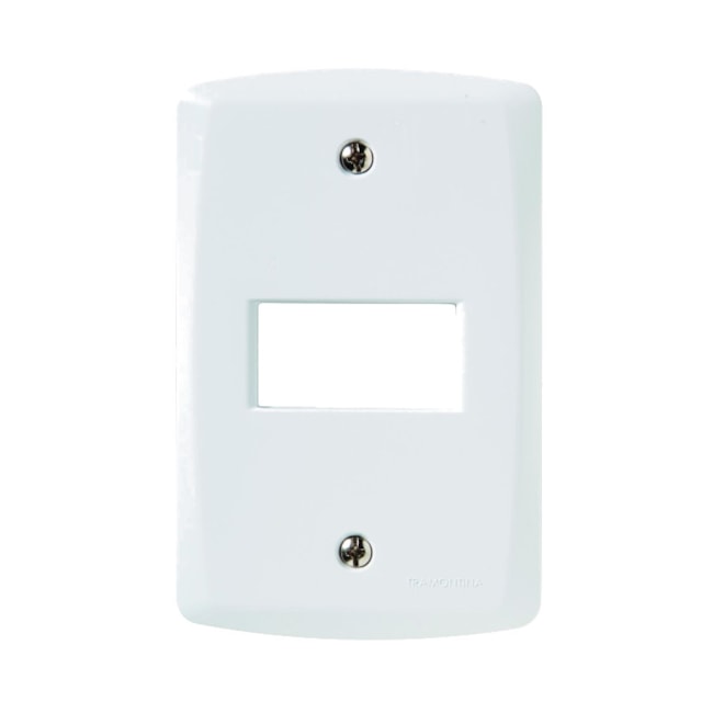 Placa Horizontal 1 Posto 4x2 Tramontina Lux Branca 57105/004 TRAMONTINA ELETRIK-3c69e82e-1950-4843-a836-5f33a7cc227f