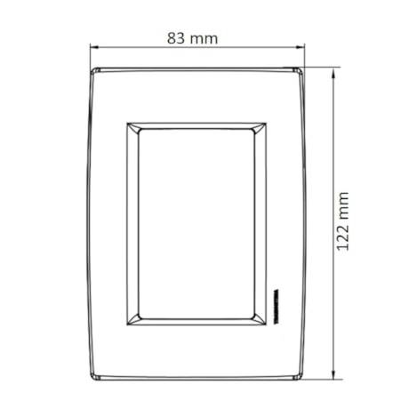 Placa Modular 3 Postos 4x2 Grafite 57200058 TRAMONTINA ELETRIK-4e616a3e-6f91-49b6-a9df-c3ab22a979b1