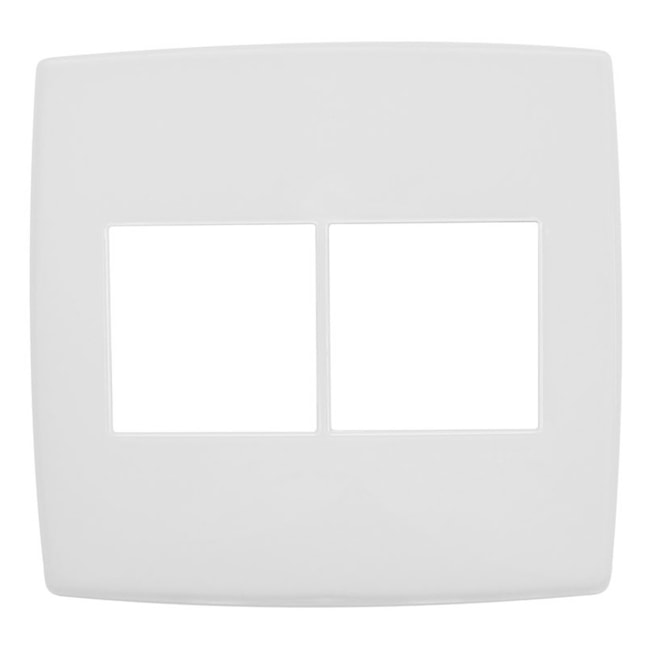 Placa sem Supor Branco 4x4 2+2 Módulos 6185 12 PIAL-a6ae066b-5f6a-4662-8d6e-b5996e42f663