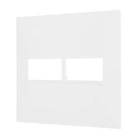 Placa sem Suporte 4x4 1+1 Módulos Branco 618511 PIAL