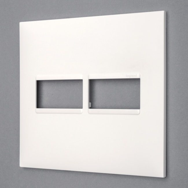 Placa sem Suporte 4x4 1+1 Módulos Branco 618511 PIAL-137032ac-8c6a-4783-890c-213f0ccb40bb