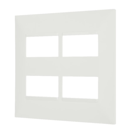 Placa sem Suporte 4x4 2+2 Módulos Branco 618514 PIAL-420b9074-2fdd-41f2-8394-6b2a2ea2c483