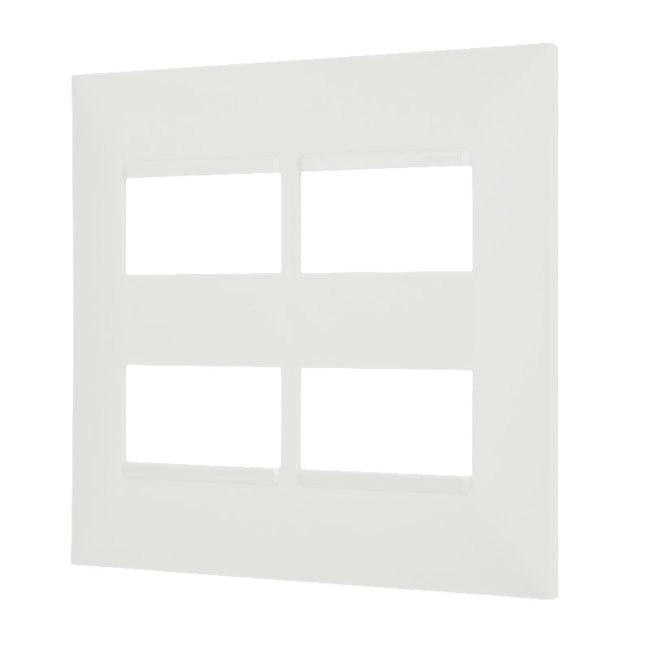Placa sem Suporte 4x4 2+2 Módulos Branco 618514 PIAL-fec5c38d-ed80-4a52-8ff0-6ad02bd66fdd