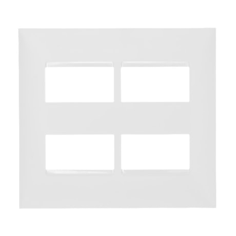 Placa sem Suporte 4x4 2+2 Módulos Branco 618514 PIAL-09fdbdf0-7697-4786-8d6f-277907e2d8da