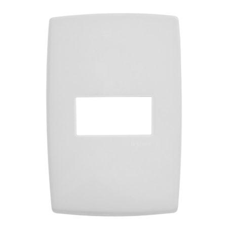 Placa sem Suporte Branco 4x2 1 Módulo Horizontal 6185 05 PIAL-10421499-7b8d-4cc4-a20e-47eac597a6fb