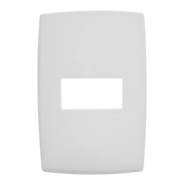 Placa sem Suporte Branco 4x2 1 Módulo Horizontal 6185 05 PIAL-40d045df-a1c5-45e0-bee0-eb133ef97a15
