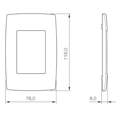 Placa sem Suporte Branco 4x2 3 Módulos 6185 03 PIAL-d61f57e6-bca1-424a-a8af-82aa06b85990