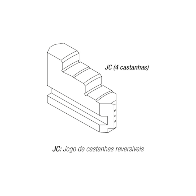 Placa Universal 300mm 4 Castanhas Independentes 820.106 KINGTOOLS-4ddb8640-4427-4393-9ece-1010fafb9c0c