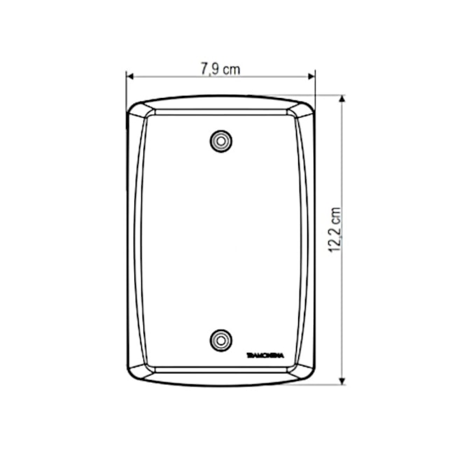 Placa Vertical 1 Conector 4X2 Tramontina Lux Blanca 57105/003 TRAMONTINA ELETRIK-61d4587f-8a10-41c4-b043-39c26779aea2