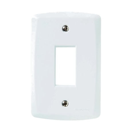 Placa Vertical 1 Conector 4X2 Tramontina Lux Blanca 57105/003 TRAMONTINA ELETRIK-430ec143-2066-4069-98d1-04a4da4c42b2
