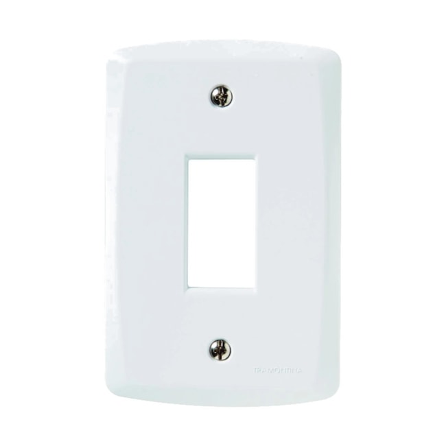 Placa Vertical 1 Conector 4X2 Tramontina Lux Blanca 57105/003 TRAMONTINA ELETRIK-87579832-78c6-4c36-ac12-89d1893444e4