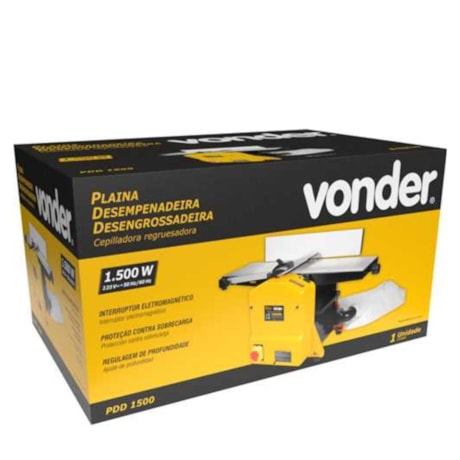 Plaina Desempenadeira 2.0mm 1500W PDD 1500 VONDER-416f82b5-d31a-4c72-93df-312a05b550e9