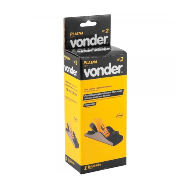 Plaina Manual de Ferro Nº 2 Hobby 3677002000 VONDER-70d442ea-575b-4b70-8b62-b663367c48e4