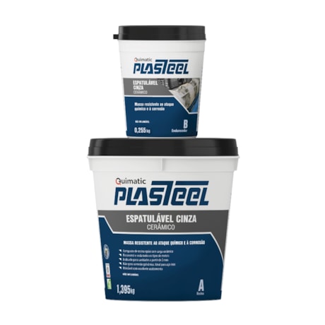 Plasteel Cerâmico Espatulável 5:1 1.650kg PG2 QUIMATIC