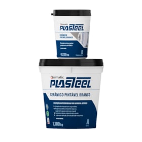 Plasteel Cerâmico Pintável Branco 3:1 1.315kg PB2 QUIMATIC