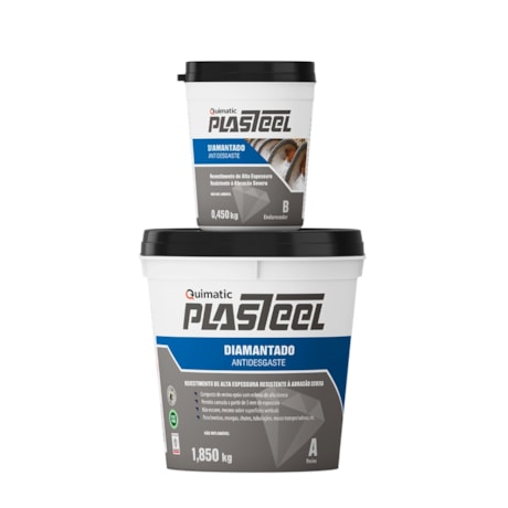 Plasteel Diamantado 4:1 2.300kg PD2 QUIMATIC