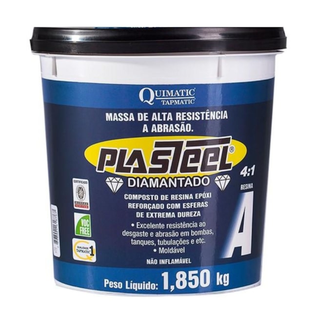 Plasteel Diamantado 4:1 2.300kg PD2 TAPMATIC-8550cbb5-3fa3-48cf-8c31-7a36ea356393
