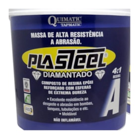 Plasteel Diamantado 4:1 Kit com 9,330Kg PD3 TAPMATIC 