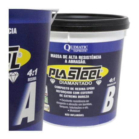 Plasteel Diamantado 4:1 Kit com 9,330kg PD3 TAPMATIC -dab729bc-90fb-49e5-893e-dfd393eab0c4